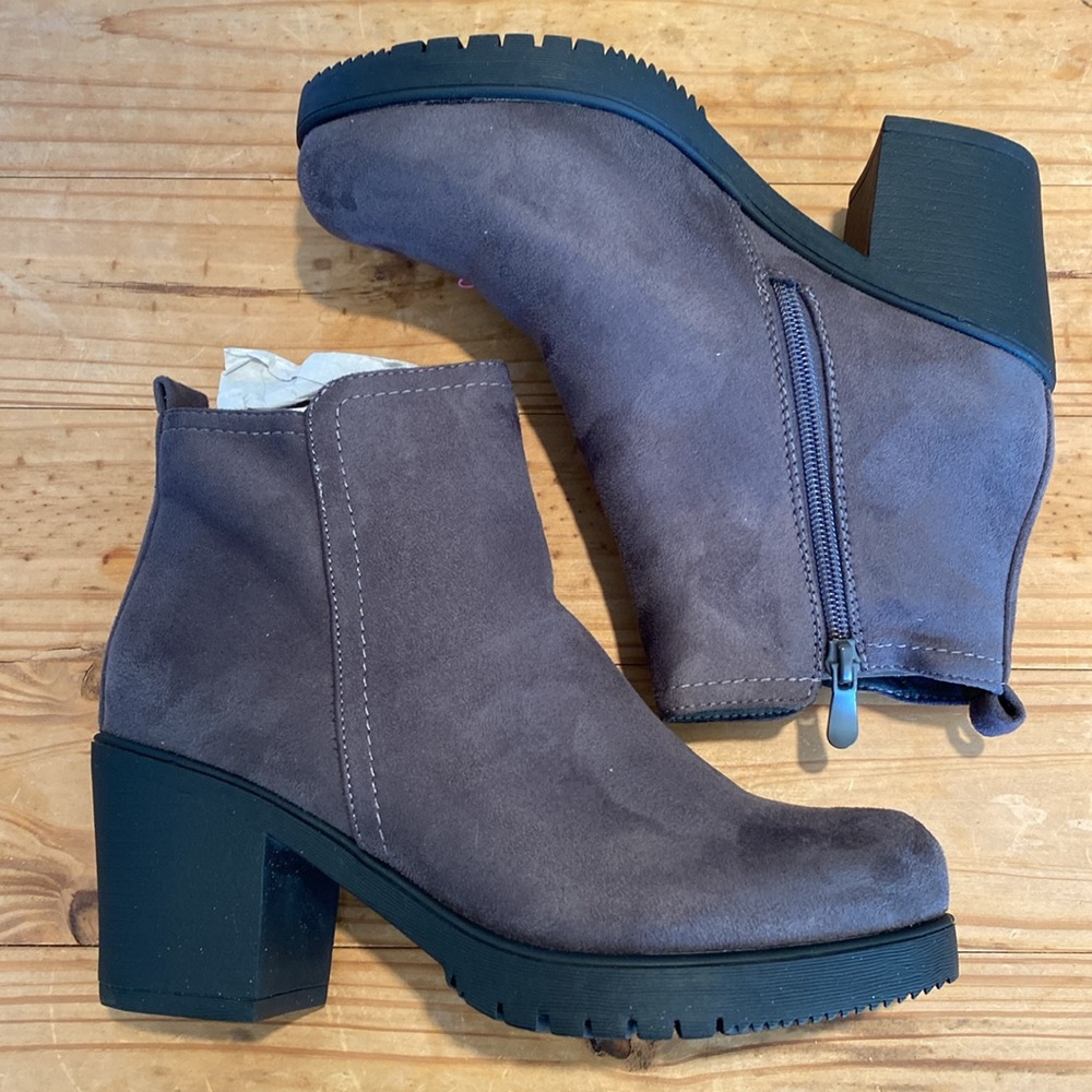 🎉 NEW‼️ GREY PLATFORM ANKLE BOOTS‼️ - Picture 5 of 15